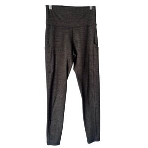 Aerie Chill Play Move Womens High Waisted Pocket Leggings‎ Charcoal Grey Small S